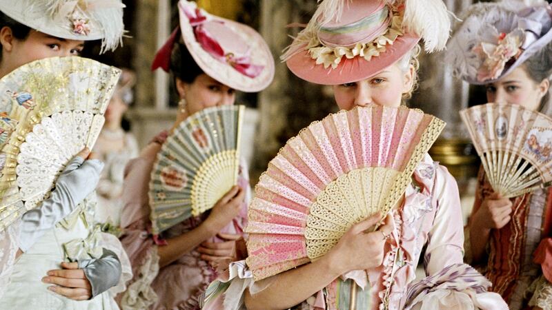 Kirsten Dunst (centre) in Sofia Coppola’s Marie Antoinette (2006)