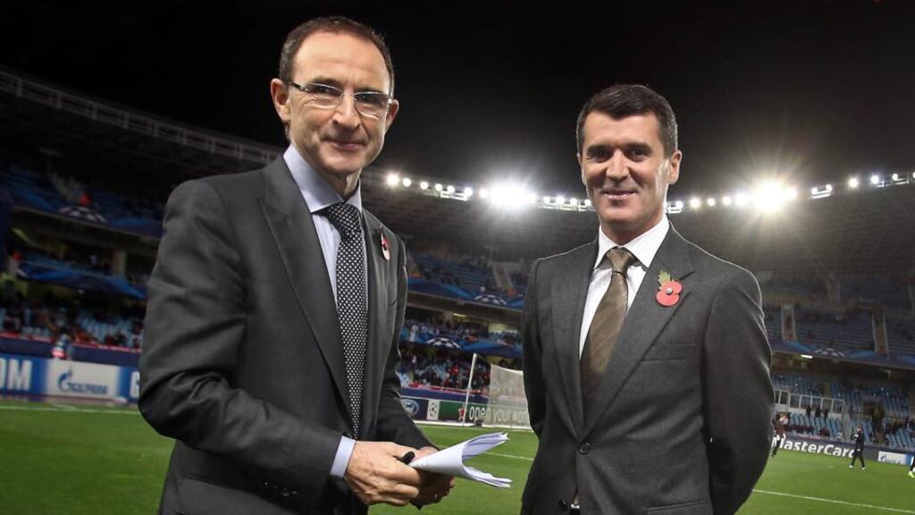 New team: Martin O’Neill and Roy Keane. Photograph: Donall Farmer/Inpho