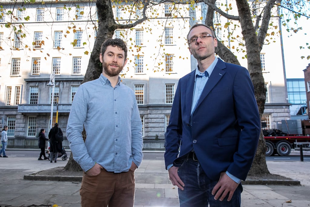 Fionn Delahunty and Mihael Arcan, co-founders of Lua Health