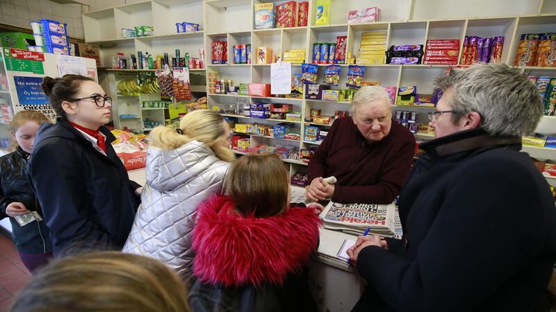 Shopkeeper Gerry Fay. Photograph: Nick Bradshaw
