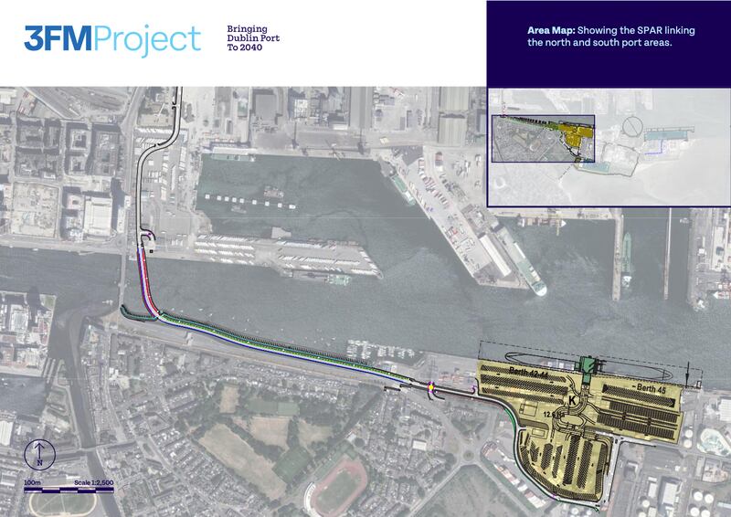 A map of the area with the proposed changes
