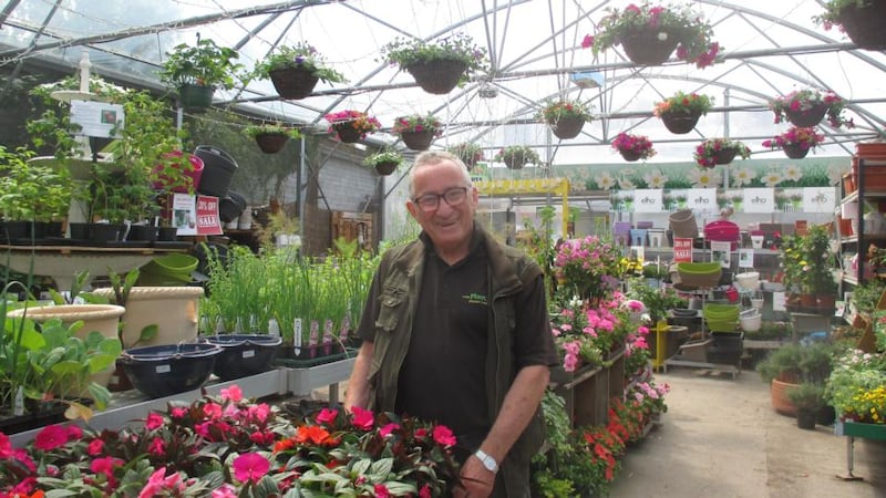 Sam Smyth: “I have great connections with a Dutch supplier but when I bought this space I opened the garden centre and started selling outdoor plants, catering for the garden needs of households as well as the corporate and event side.”