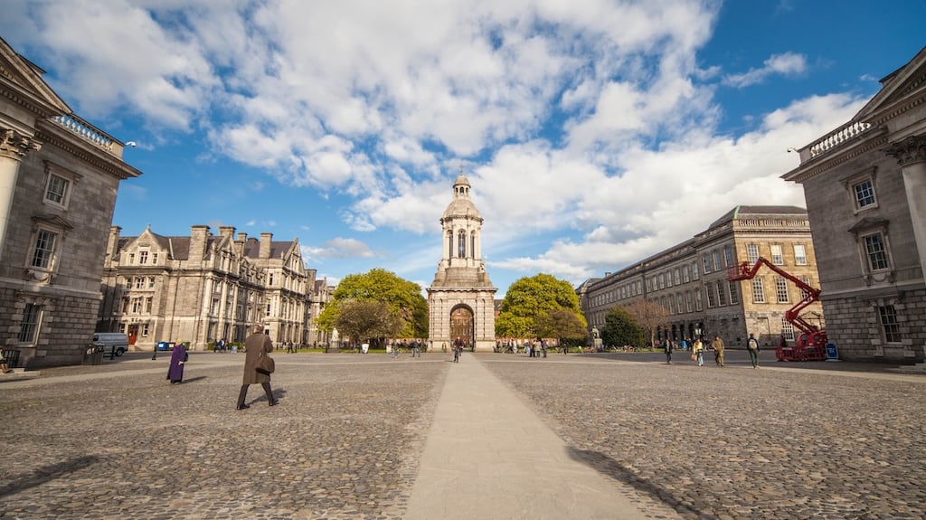 Trinity College Dublin remains Ireland’s leading university in the country, climbing nine places to 146th in the Times Higher Education world university rankings 2022. Photograph: iStock
