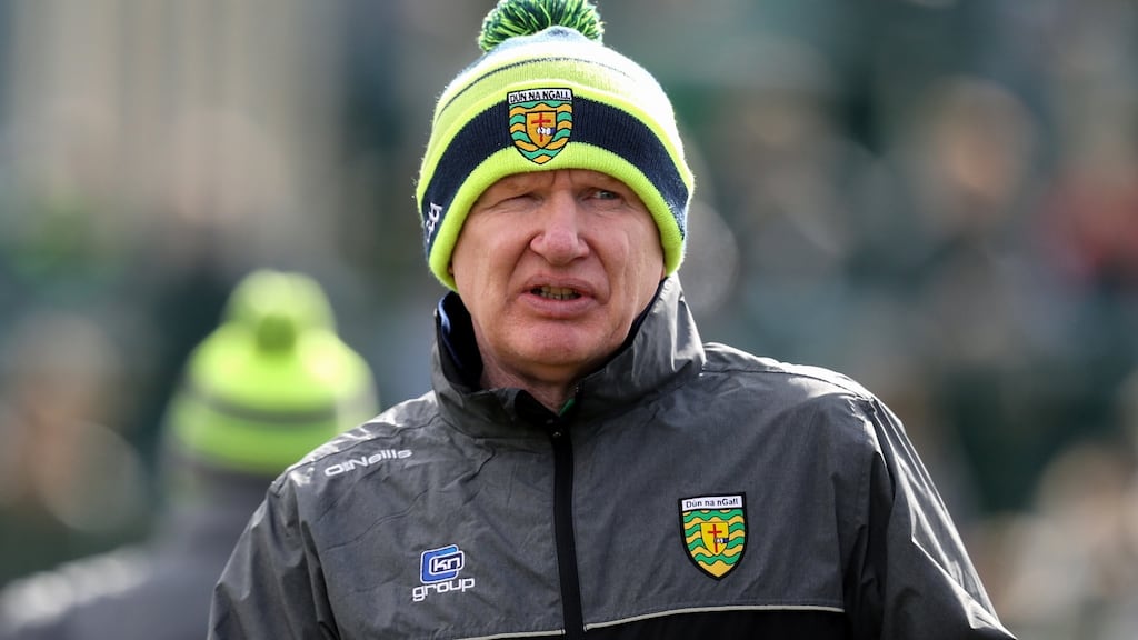 Declan Bonner will be named Fermanagh football manager on Monday night. Photograph: Tommy Dickson/Inpho