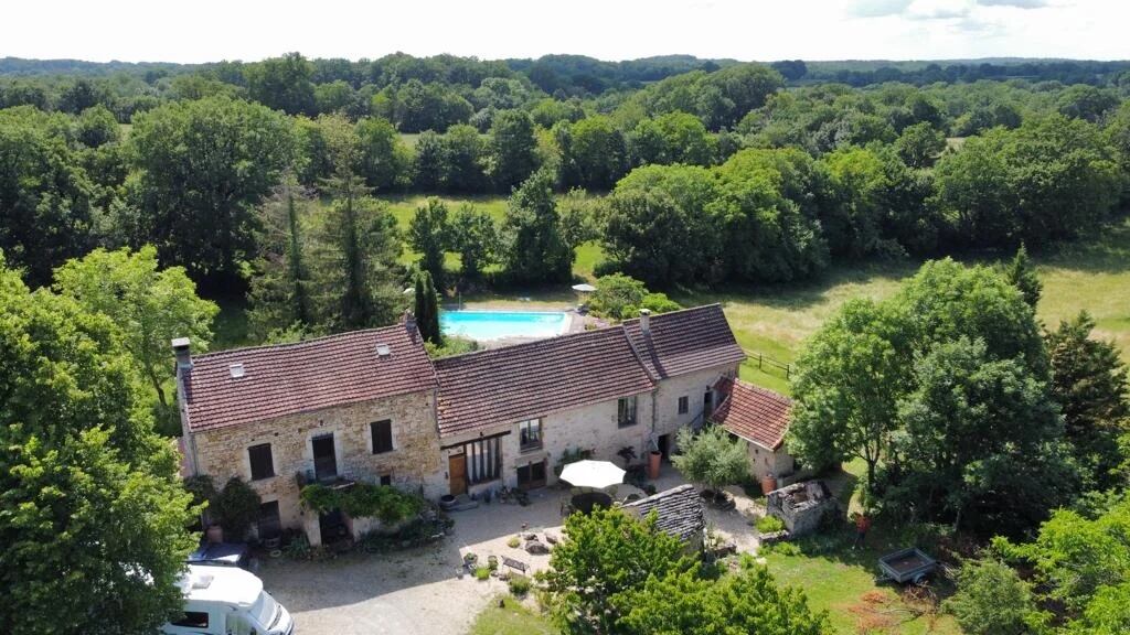 This farmstead has a two-bed country house plus a one-bed cottage used for rental income