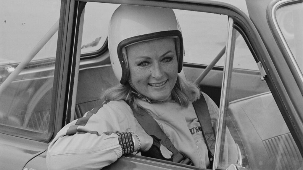 Rosemary Smith trains at Silverstone for the RAC British Grand Prix, July 1967. Photograph: Mike McLaren/Central press/Hulton Archive/Getty