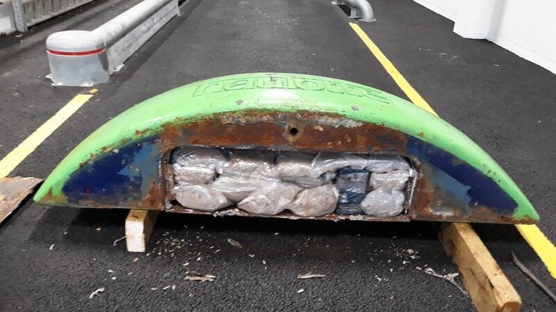 The 88kg heroin haul is one of the largest of the drug ever intercepted in the State. Photograph: Revenue