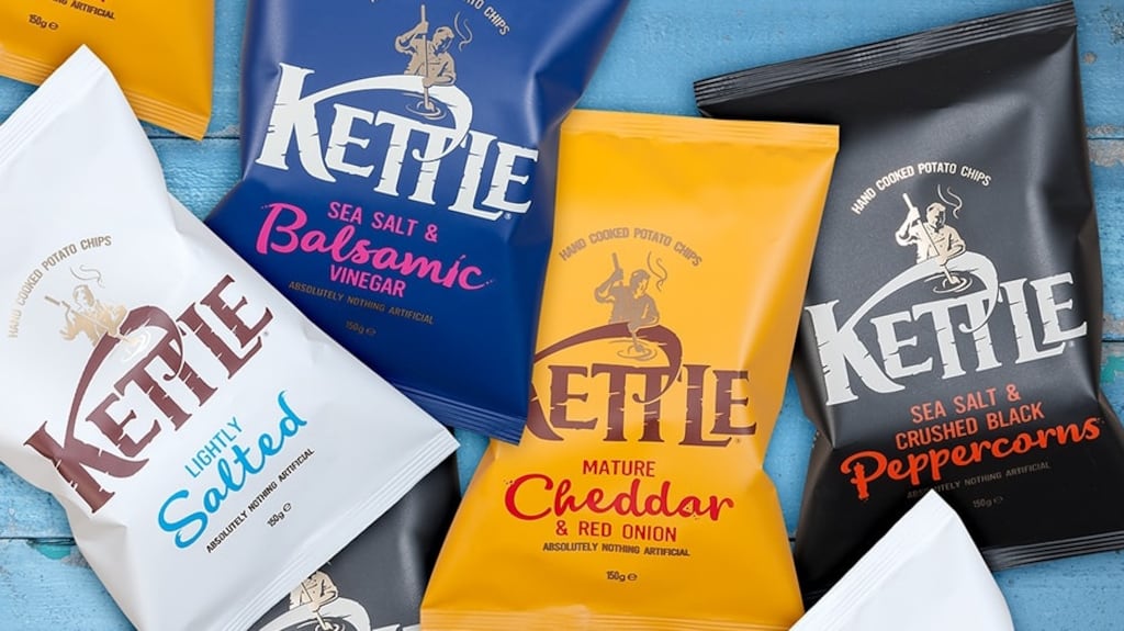 Kettle crisps: acquired by Valeo Foods for €73 million