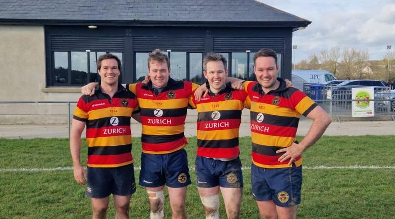 Brothers Daniel, Alex, Andrew and William McEvoy all played in the one J2 match for Lansdowne.