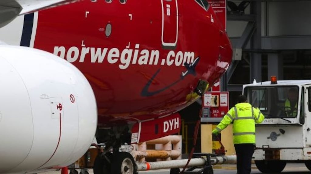 A number of trade unions which originally opposed Norwegian’s application for a foreign carrier’s permit have petitioned the US court of appeals to review the decision in a bid to have it reversed. Photograph: Chris Ratcliffe/Bloomberg