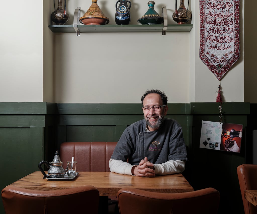Mustapha Aboubi moved to the Mayo town in 1997 and is the owner of The Olive Tree. Photograph: Michael Mc Laughlin