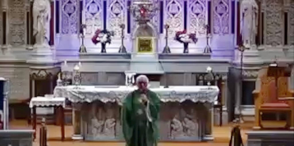 Fr Seán Sheehy told congregations at St Mary’s church in Listowel, Co Kerry, that sexual sin was rampant and that sex between two men and two women was a sin