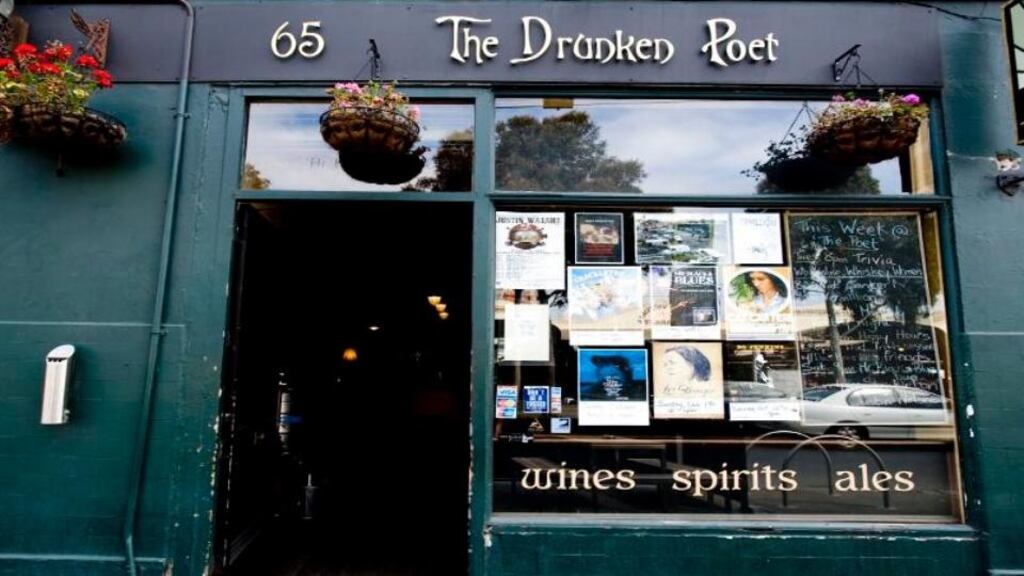 The Drunken Poet, Melbourne, Australia: ‘It has an intellectual tinge (being a location for book launches and poetry readings), has great music (contemporary and trad) and is a good place to meet new people. It is simply fun.’