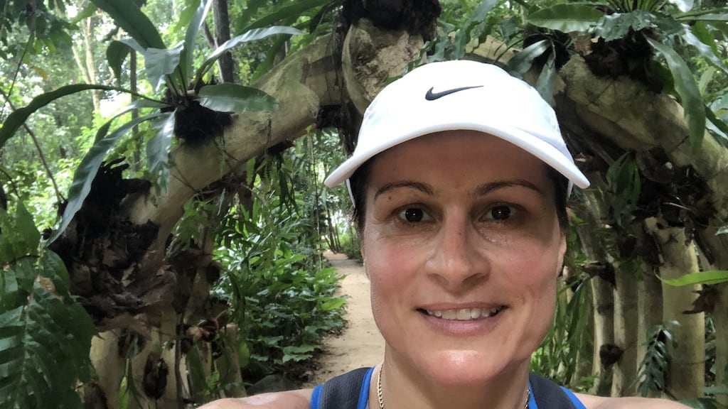 Paula Barnes, Singapore: ‘The heat takes time to get used to.’