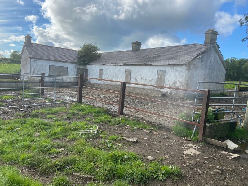 The abandoned O’Dowd farmhouse in Ballydougan, Co Down, near Lurgan.