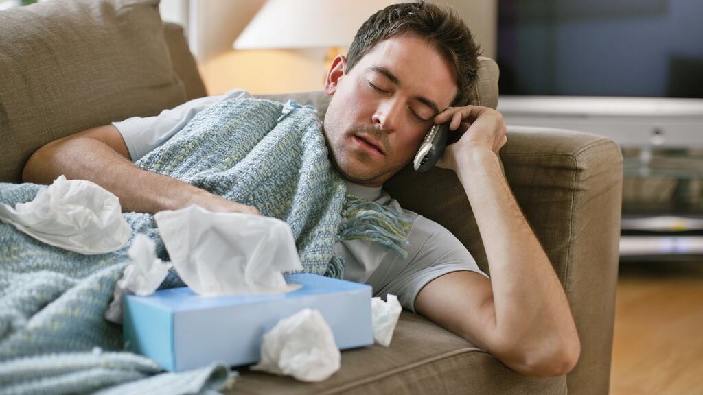 The majority of absences from work are for colds and flus. Photograph: iStock