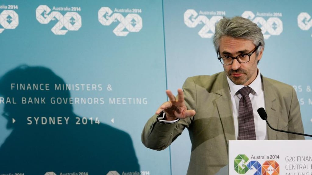 OECD Director of Tax, Pascal Saint-Amans speaking to the media during G20 finance ministers and central bank governors meetings on February 23, 2014  in Sydney. Photograph: Lisa Maree Williams/Getty Images