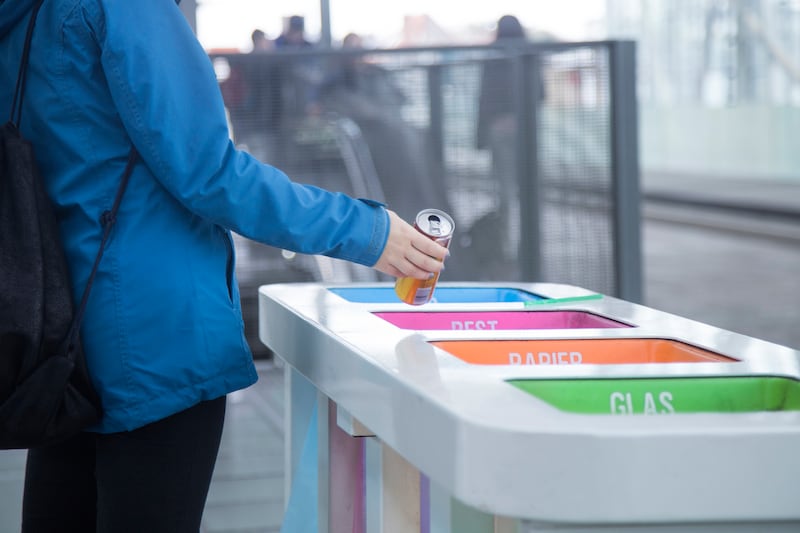 Plastic bottles (and cans) are just one small part of the waste stream, where there is already good recycling levels. Photograph: iStock