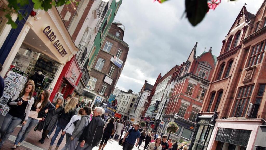 Grafton Street: Zone A rental values are €4,000-€5,000 per square metre. Photograph : Matt Kavanagh