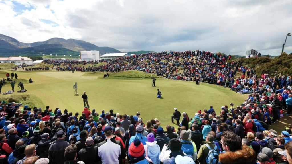 With joined-up thinking and a strong PR campaign, the narrative of the Irish Open changed entirely this year. Photograph: Matt Mackey/Presseye/Inpho