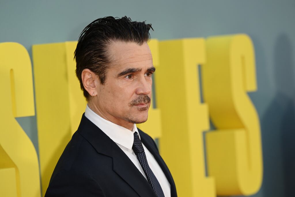 Colin Farrell attending The Banshees of Inisherin UK premiere in October: the actor will help promote new mental health supports offered to workers in the Irish screen industry. Photograph: Jeff Spicer/Getty Images