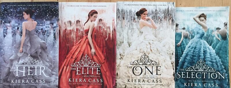 The Selection series by Kiera Cass: a dystopian Love Island but with only one possibility. One of the most addictive series I have ever read!
