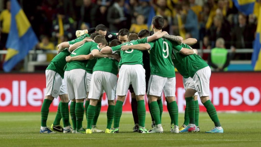 Team Ireland: can beat Austria at the Aviva