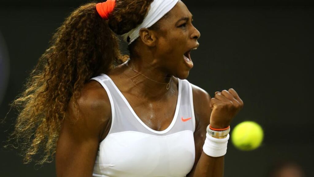Serena Williams, uncharacteristically, has shown no blips, kinks or wefts in her Wimbledon story so far.