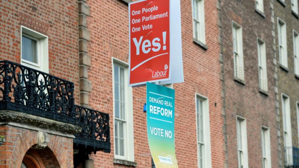 The two sides in the Seanad Referendum campaign have said they are confident their sides could pull off a victory tomorrow. Photograph: Frank Miller/The Irish Times