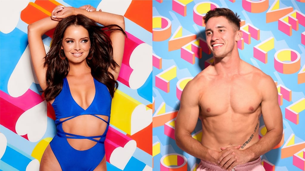 Love Island’s Irish finalists: Maura Higgins and Greg O’Shea. Photographs: ITV