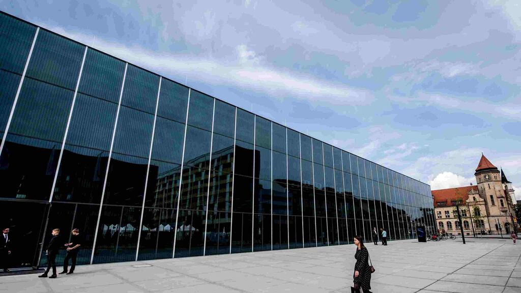 Bauhaus Museum Dessau: the new museum officially opened on September 8th. Photograph: Filip Singer/EPA