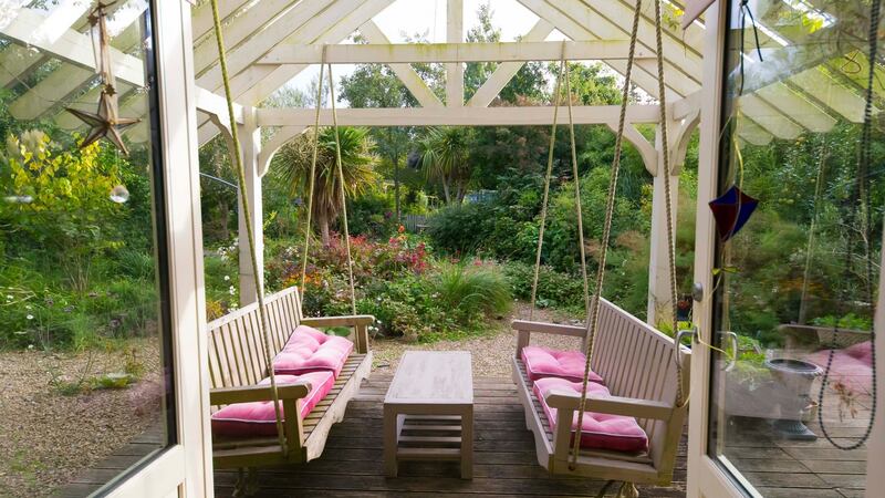 Liz Fitzgerald’s garden. Photograph: Patrick Browne