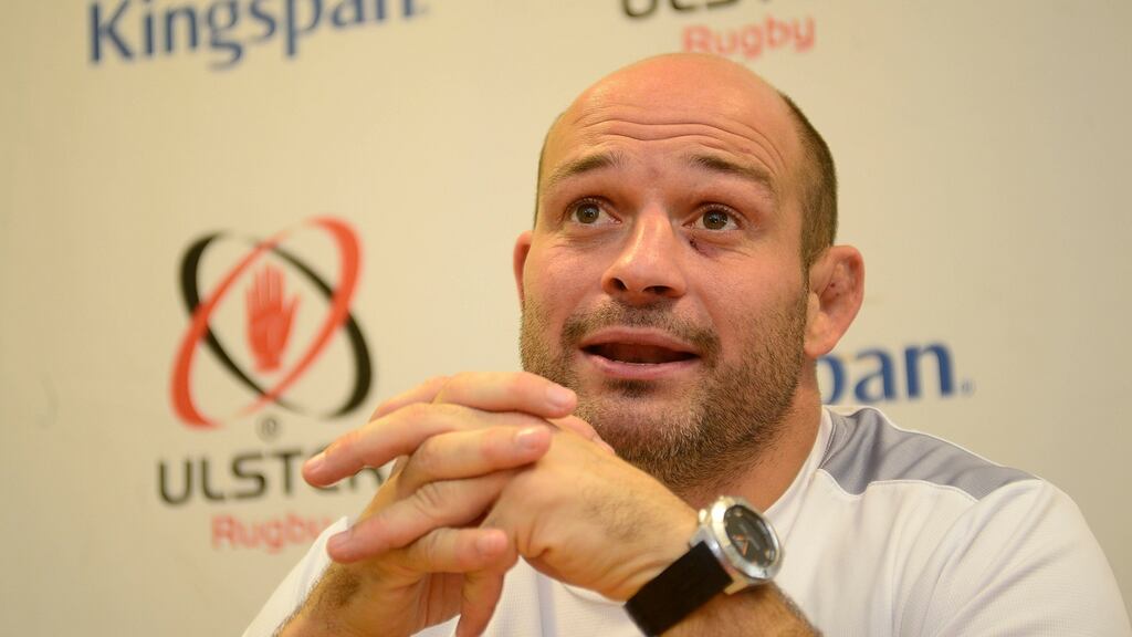 Rory Best: “To play 200 times for this province, you’d never dream of that. Photograph: Arthur Allison.