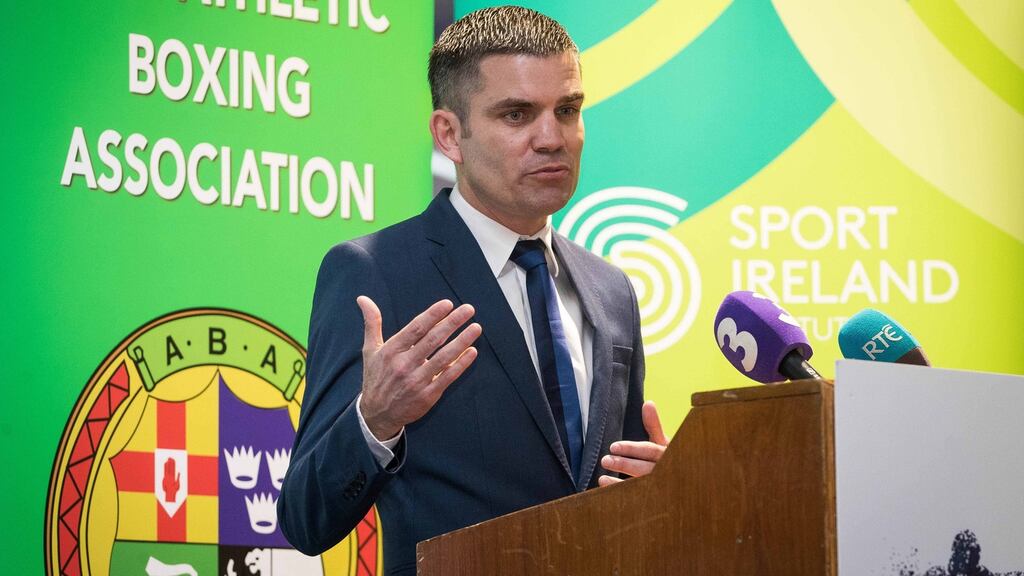 Irish Athletic Boxing Association high performance director Bernard Dunne. Photograph: Ryan Byrne/Inpho