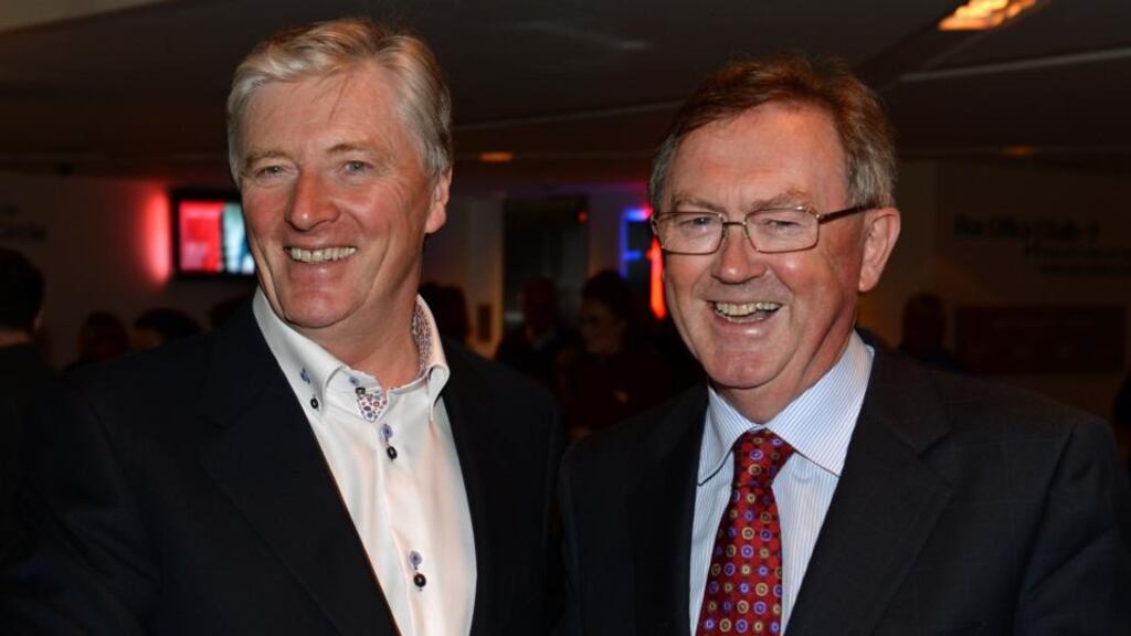 Broadcasters Pat Kenny and Sean O’Rourke were both absent from the PPI Awards ceremony in Kilkenny last night.  Photograph: Frank Miller/The Irish Times
