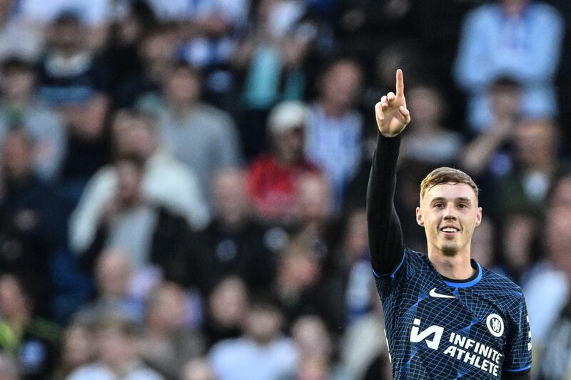 Chelsea's Cole Palmer. Photograph: Glyn Kirk/AFP via Getty