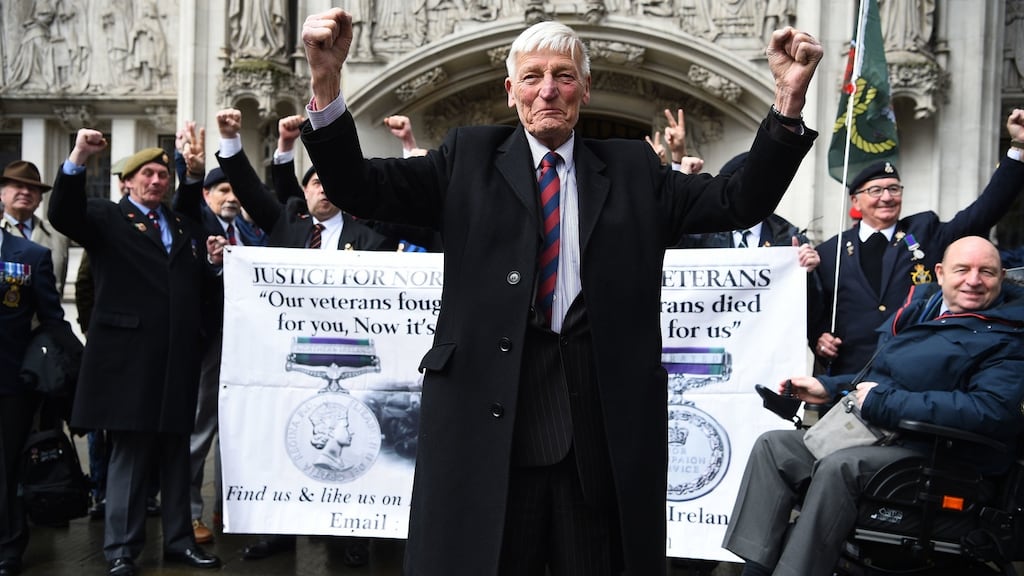 Former soldier Dennis Hutchings is facing prosecution over the fatal shooting of John Pat Cunningham during Northern Ireland’s Troubles. Photograph: Kirsty O’Connor/ PA Wire