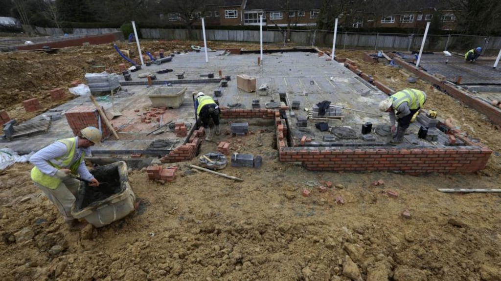UK homebuilding expanded at the fastest pace in more than a decade in July. Photo: Bloomberg