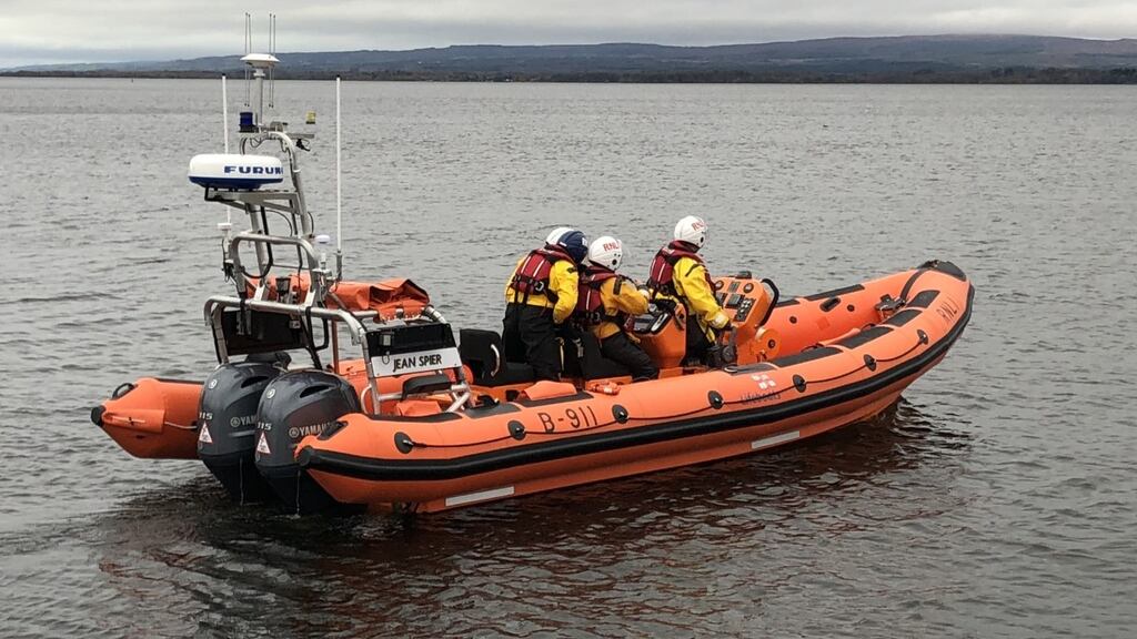 Lough Derg RNLI’s new Atlantic 85 inshore lifeboat Jean Spier.