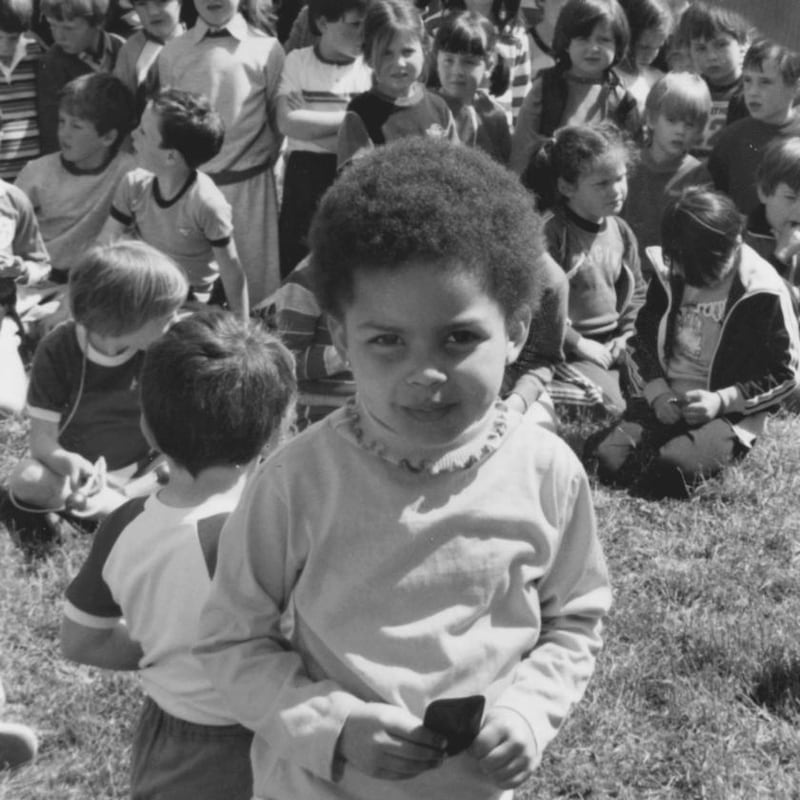 Emma Dabiri as a five-year-old in Dublin. Photograph courtesy of the author