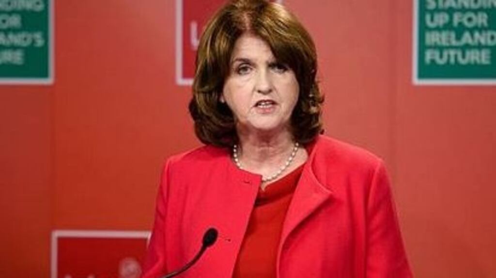 Joan Burton: she said depending on commercial property stamp duty revenues to pay for tax cuts and permanent spending increases was simply repeating the mistakes of the past