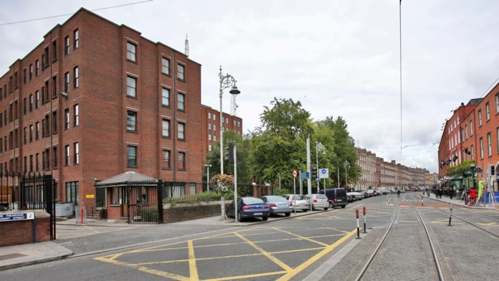 The two office buildings to be acquired by Green Reit on Harcourt Street (above) and Harcourt Road are currently being rented to Government tenants. Photograph: Colin Keegan/Collins
