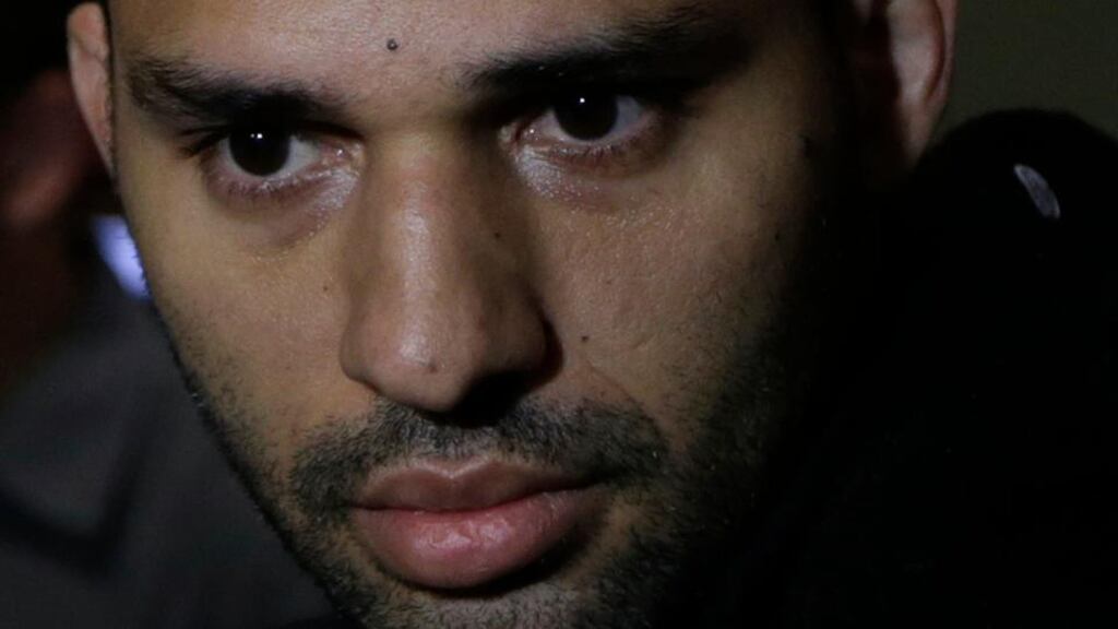 US journalist Glenn Greenwald’s partner David Miranda talks to the media at Rio de Janeiro’s International Airport yesterday. British authorities used anti-terrorism powers on Sunday to detain Mr Miranda as he passed through London’s Heathrow airport. Photograph: Ricardo Moraes/Reuters
