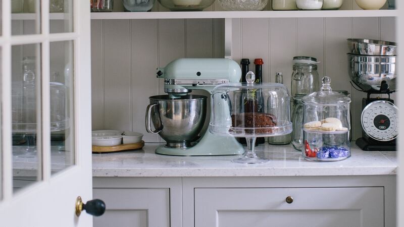 Sara Thompson’s own pantry at home.