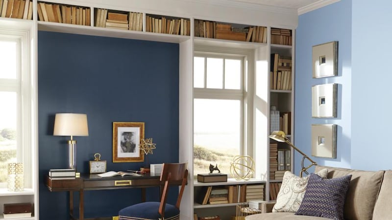 Frame your windows with your books.