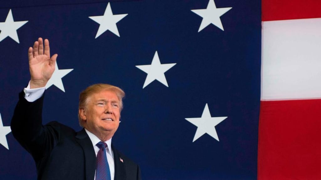 Trumpism: Given US hostility to any kind of welfare state it is unsurprising that nativism, populism and all the other isms are so evident. Photograph: Jim Watson/AFP/Getty