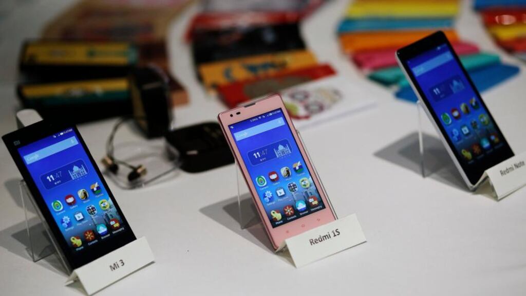 China’s Xiaomi said it intends to invest heavily in India as the budget smartphone maker launched its flagship Mi phone. Photograph: Anindito Mukherjee/Reuters