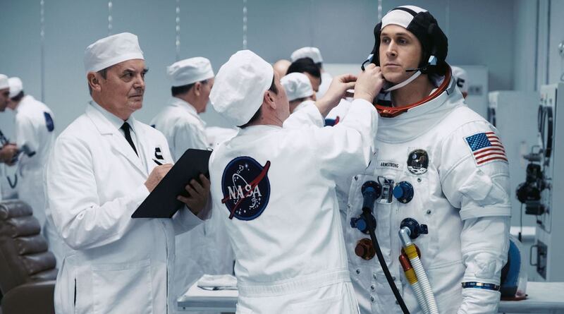 Ryan Gosling as Neil Armstrong in First Man