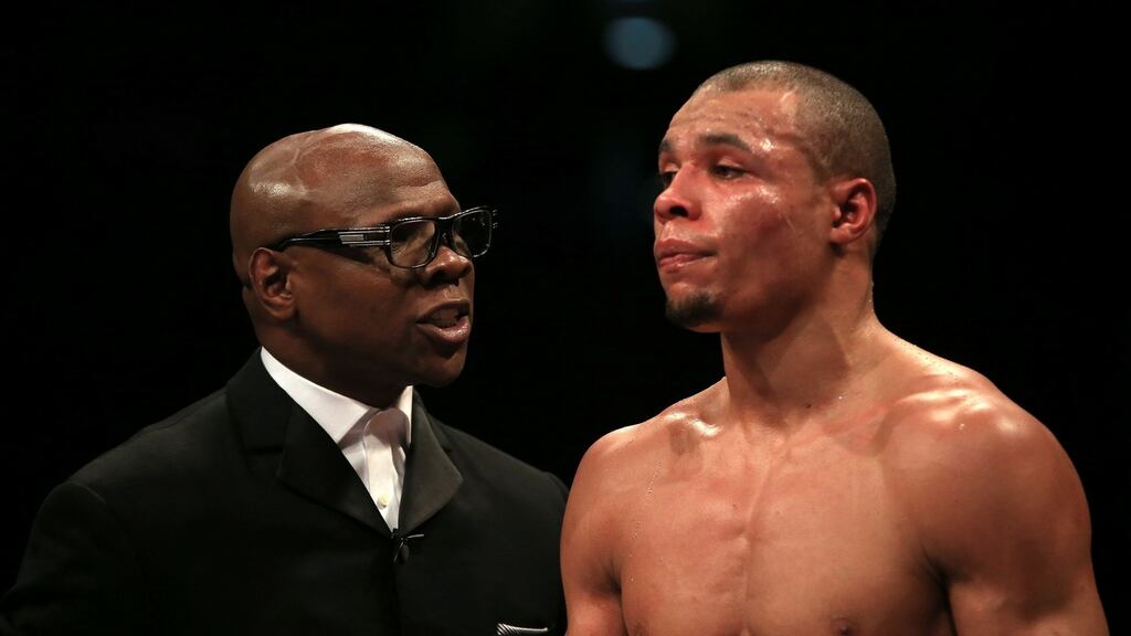 Chris Eubank Jr has said he eased off when he saw Nick Blackwell was hurt during their British Middleweight title fight. Photograph: PA