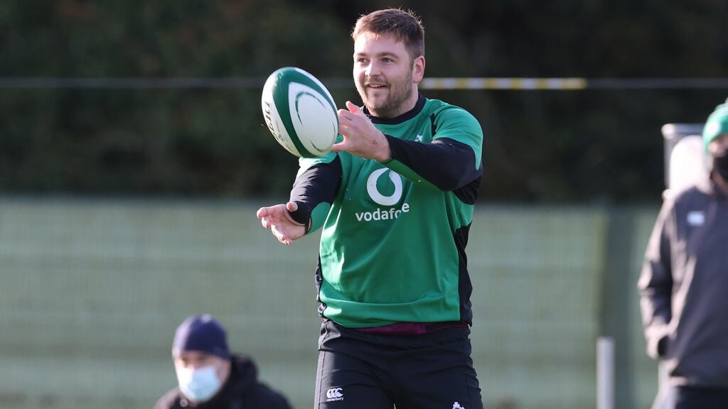 Iain Henderson is set to be Ireland’s one change for the All Blacks. Photograph: Billy Stickland/Inpho